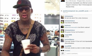 Capture d'écran du compte Instagram de Jean-Marc Morandini confondant Dennis Rodman et Michael Jordan
