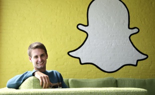Le confondateur et directeur général de Snapchat, Evan Spiegel, en 2013.