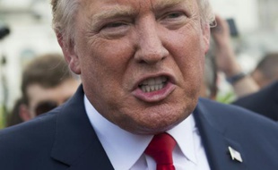 Le candidat aux primaires républicaines pour la Maison Blanche, Donald Trump à Washington le 9 septembre 2015