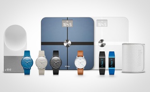 Des objets connectés de la start-up française Withings.
