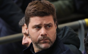 Mauricio Pochettino, le 2 mars 2019 sur le banc de Tottenham.
