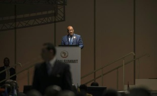 Le président d'Afrique du Sud, Jacob Zuma, le 14 juin 2015 à Johannesburg