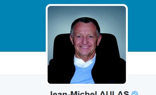 Capture d'écran du compte du président de l'OL Jean-Michel Aulas sur Twitter.