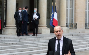 Le secrétaire général de la CFDT, Laurent Berger, à l'Elysée, le 29 avril dernier (Illustration)