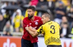 Une mi-temps, une occasion… Giroud discret pour sa première avec le Losc
