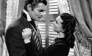 Clark Gable et Vivien Leigh dans "Autant en Emporte le Vent".