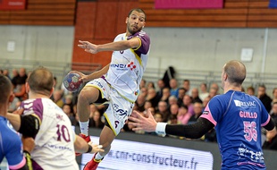 Le demi-centre nantais Nicolas Claire a contribué à la qualification du «H» à Cesson en inscrivant sept buts.