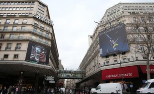 Les magasins des Galeries Lafayette à Paris, le 21 février 2013