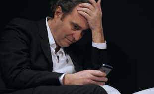 Xavier Niel, le patron d'Iliad, maison mère de Free, le 10 mars 2014 à Paris