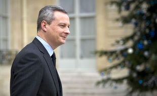 France's Agriculture Minister Bruno Le Maire leaves the Elysee Palace after the weekly cabinet meeting on January 11, 2012 in Paris. AFP PHOTO LIONEL BONAVENTURE