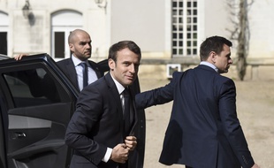 Emmanuel Macron à Angers le 28 mars 2019.