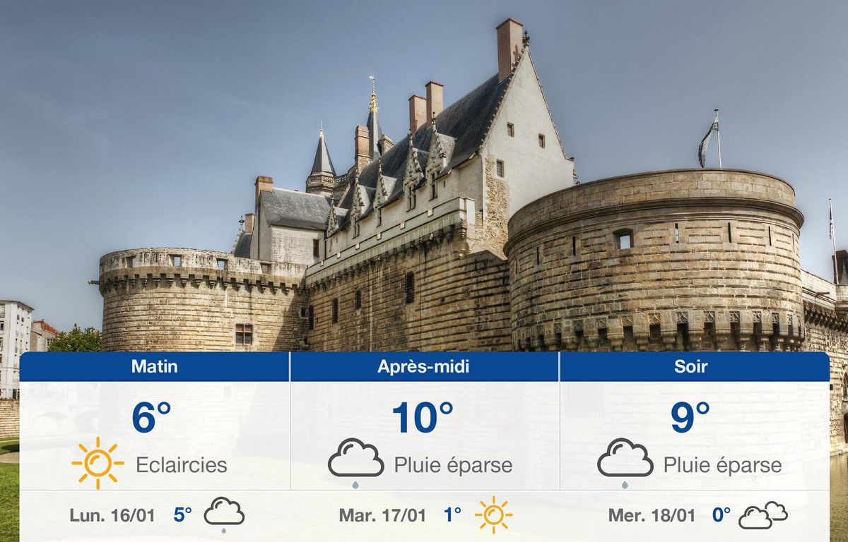 Météo Nantes: Prévisions du dimanche 15 janvier 2023