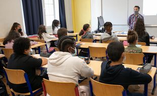Dans une classe de 6e d'un collège des Hauts-de-Seine. (illustration)