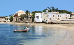 Un rivage de l'Ile de Mozambique, le 12 juin 2015