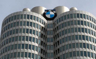 Le siège du constructeur BMW, à Munich (Allemagne)