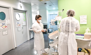 Des soignants dans un hôpital (illustration).
