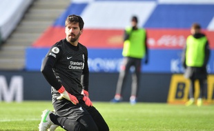 Alisson Becker a commis une grosse erreur qui a coûté une défaite à Liverpool, le 13 février 2021 face à Leicester.