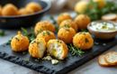 Apéro rapide et gourmand : les boulettes croustillantes au fromage frais et herbes prêtes en 10 minutes à la poêle !