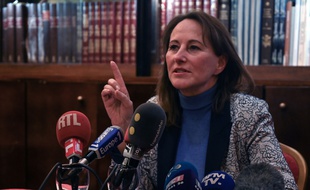 De nombreux journalistes étaient présents à Marseille, le 23 janvier 2020, pour une journée de campagne de Ségolène Royal aux côtés de Samia Ghali.