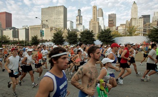 Le marathon de Chicago, l'un des six «majors».