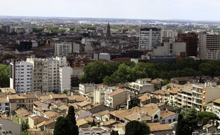 Toulouse, vue d'en haut.