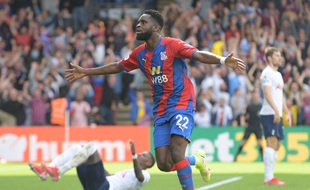 Odsonne Edouard, lors d'un match avec Crystal Palace.