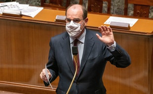 Jean Castex, le 24 novembre 2020 à l'Assemblée nationale.