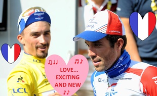Julian Alaphilippe et Thibaut Pinot se découvrent sur ce Tour.