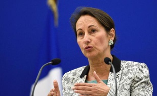 La ministre de l'Ecologie, Ségolène Royal, donne une conférence de presse à son ministère à Paris, le 4 novembre 2014