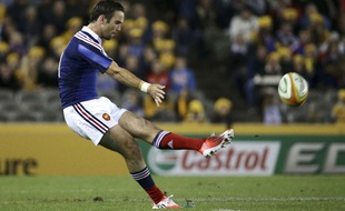 Morgan Parra lors du match entre la France et l'Australie le 14 juin 2014.