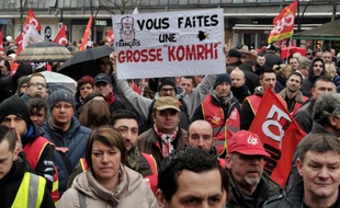 Manifestation contre la loi travail le 31 mars 2016 à Valenciennes