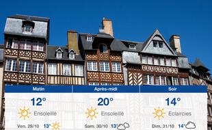 Météo Rennes: Prévisions du jeudi 28 octobre 2021