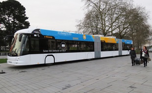 Le nouvel e-busway de Nantes sera 100% électrique.