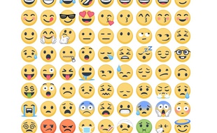 Les nouvelles émojis smiley de facebook