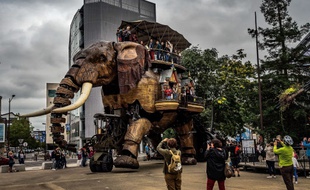 Le Grand éléphant des Machines de l'île, à Nantes.
