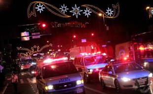 Des voitures de police à New York le 4 décembre 2014