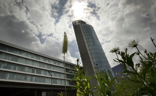 Lille, le 3 juin 2014. Le bâtiment du conseil rgional des Hauts-de-France.