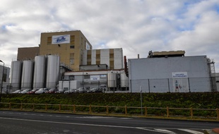 L'usine Celia du groupe Lactalis à Craon où le lait contaminé a été retrouvé.