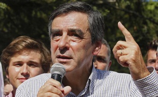 François Fillon lors du Campus UMP au Touquet (Pas-de-Calais), le 8 septembre 2012.