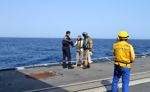 Une photo diffusée par la marine d'Evelyne Colombo, attaquée avec son mari par des pirates somaliens en 2011.