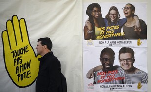 Des affiches de SOS Racisme. (archives)