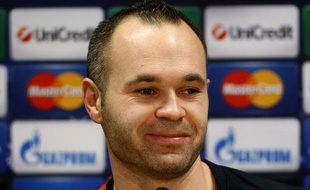 Le Barcelonais Andrès Iniesta, le 9 avril 2013, à Barcelone.