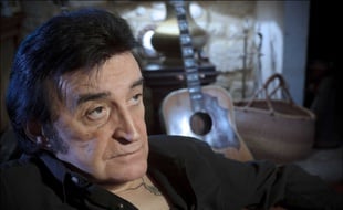 Dick Rivers, en octobre 2011, à son domicile parisien.