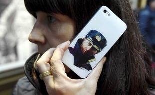 Vladimir Poutine sur une coque d'iPhone