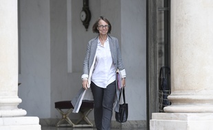 Françoise Nyssen, la nouvelle ministre de la Culture à la sortie du Conseil des ministres à l'Elysée, le 24 mai 2017.