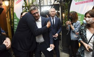 La déception de Matthieu Orphelin à l'annonce des résultats, dimanche soir.