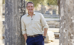 Stéphane Rotenberg sur le tournage de la saison 14 de Pékin Express.