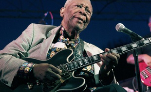B.B. King, le 22 août 2012, à Indianola (Mississippi).