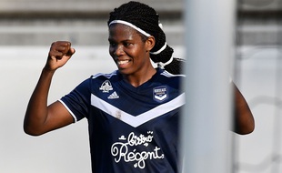 Khadija Shaw, l'attaquante jamaïcaine des Girondins de Bordeaux.