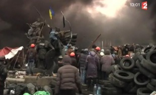 Capture d'écran du zap actu du 21 février 2014.